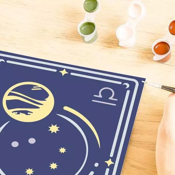 Ravensburger Creart - Signo Zodiacal Libra, Pintura 23737