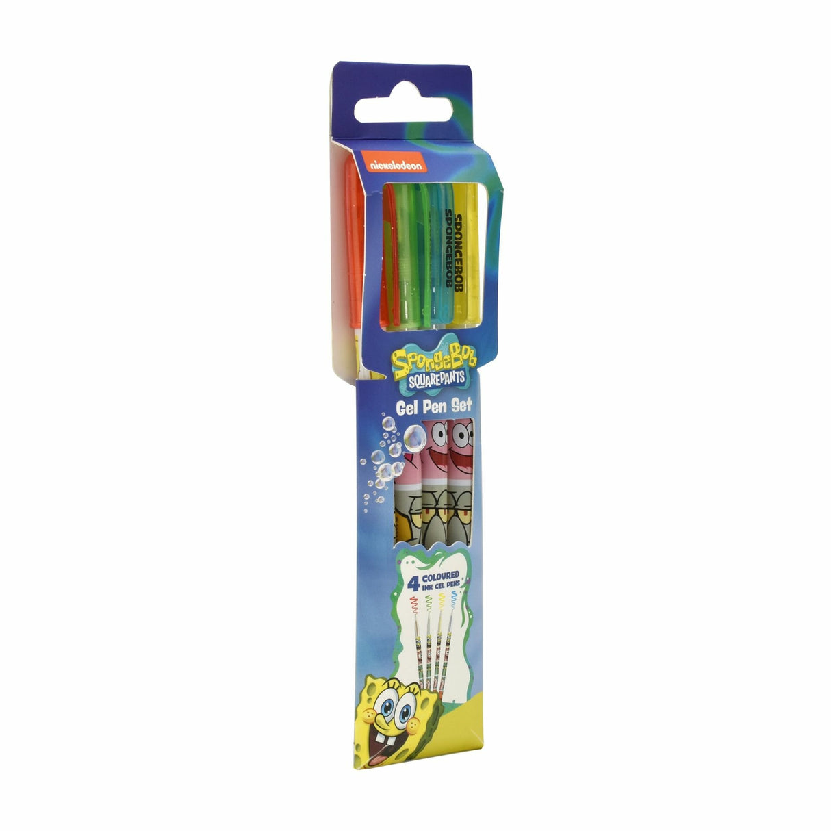 EAN 5056563711780 - Thumbs Up SpongeBob Bolígrafo de gel con tapa Azul, Verde, Rojo, Amarillo 4 pieza(s) imagen 2