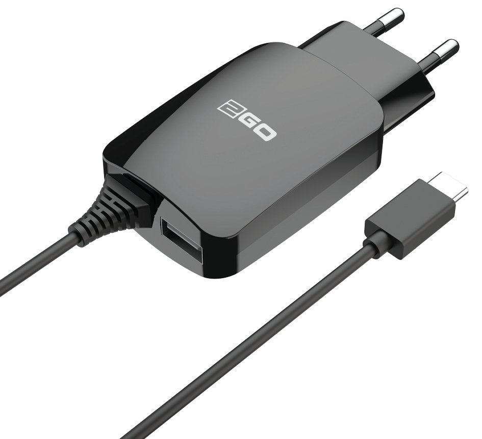 Cargador De Red Usb 2go 110v-240v - Negro