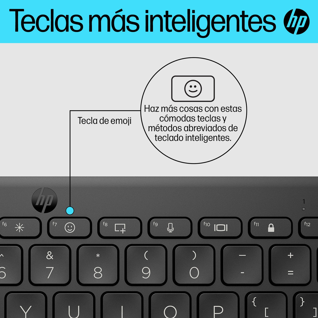 EAN 0196548516308 - HP 355 Compact Multi-Device Keyboard teclado Hogar Negro imagen 6