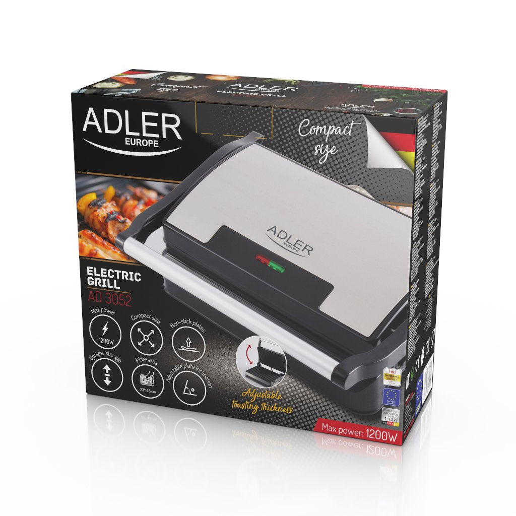 EAN 5903887801959 - Adler AD 3052 parrilla eléctrica de contacto imagen 12