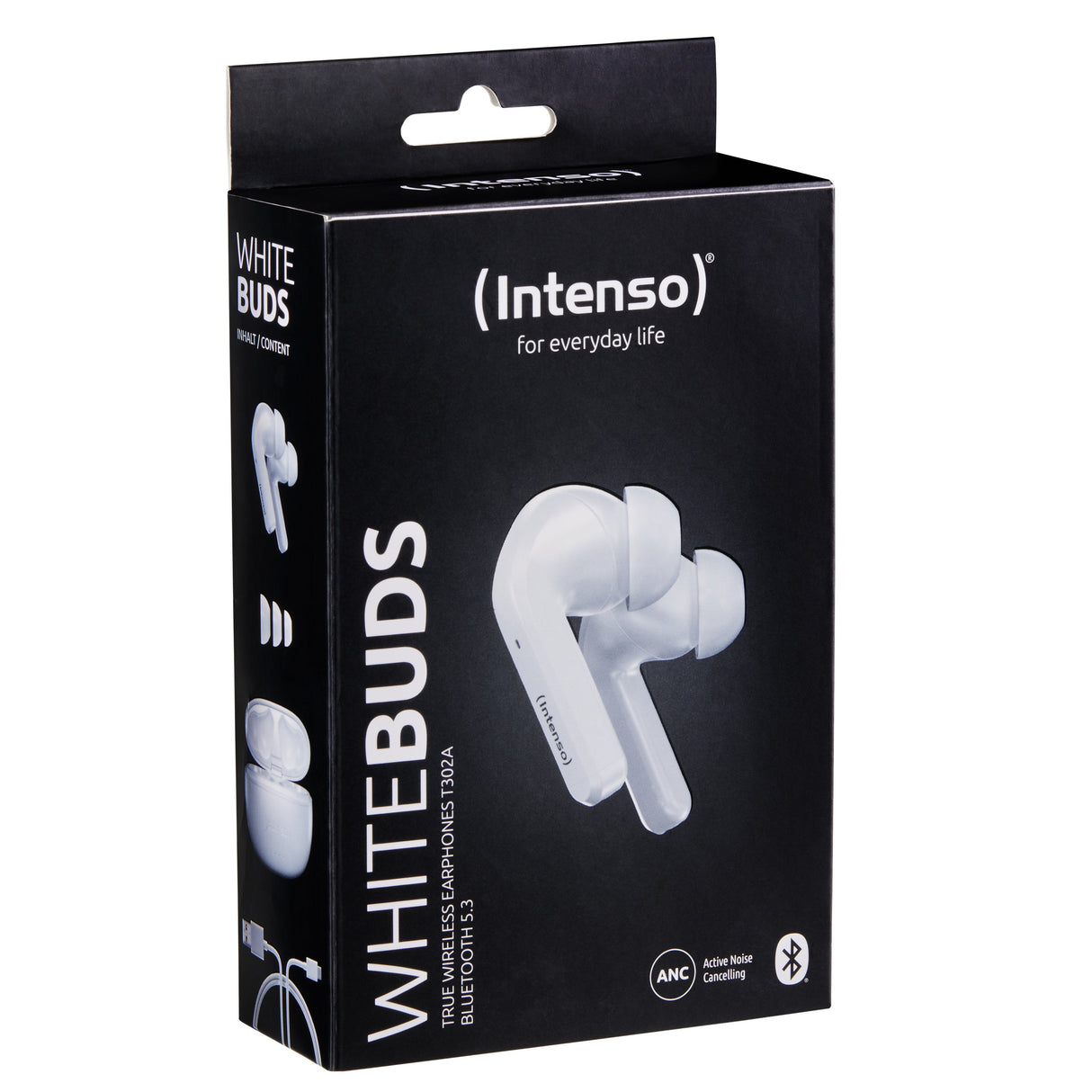 Intenso Buds T302a Auriculares Tws Con Anc White