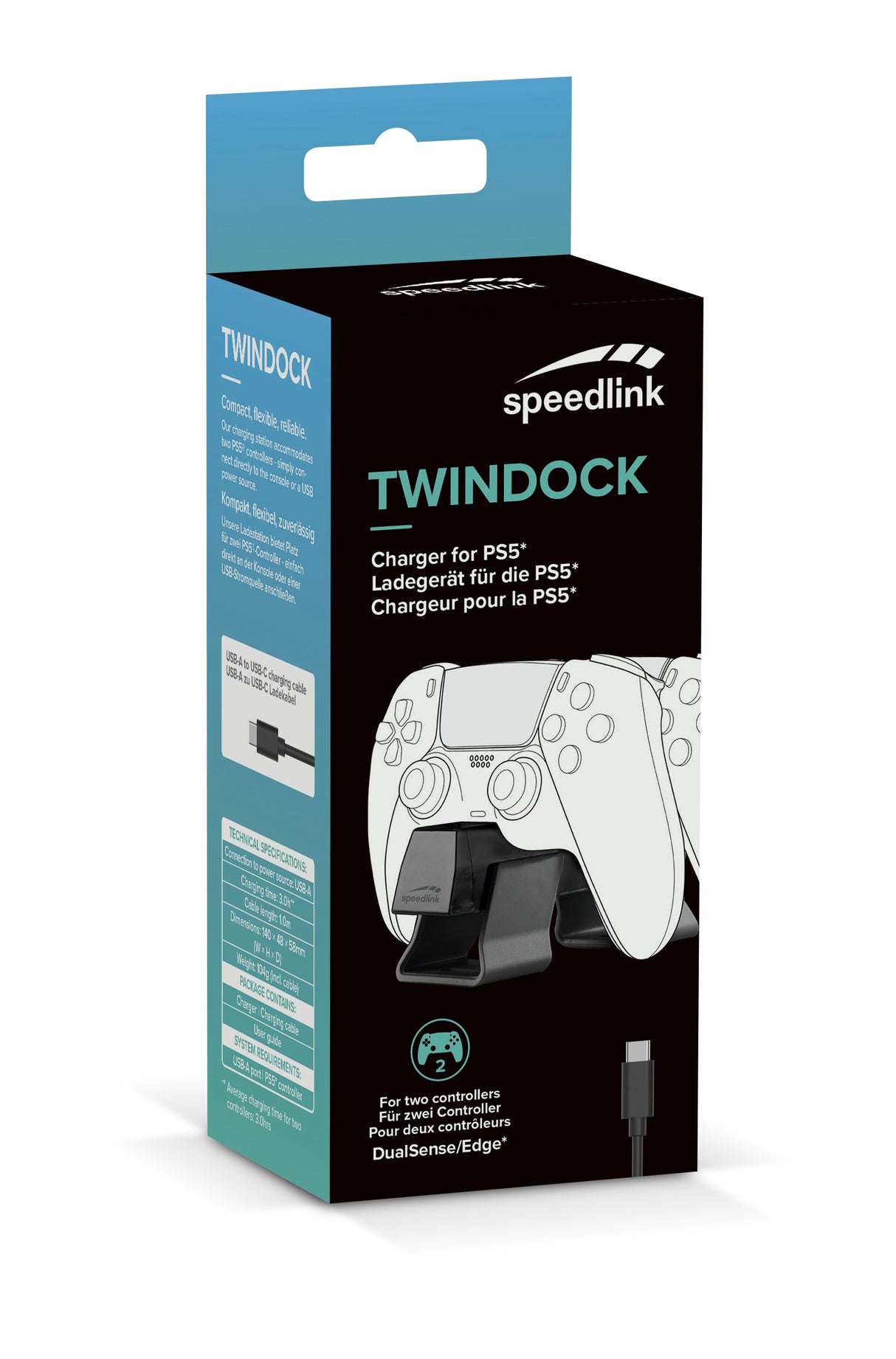 EAN 4027301727760 - SPEEDLINK TWINDOCK Soporte de recarga imagen 7