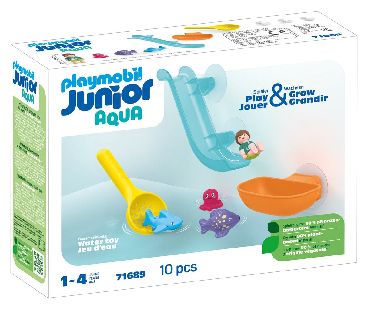 Playmobil Junior Diversion En La Pesca Con Animales Del Mar