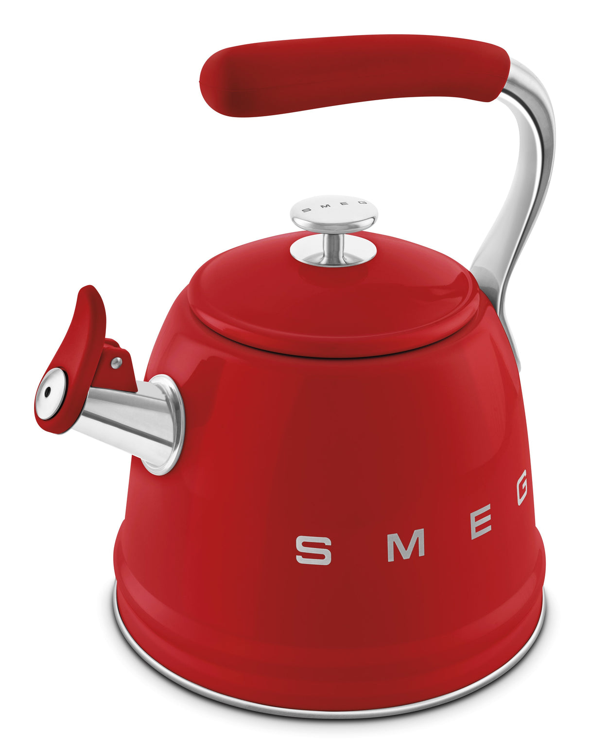 Hervidor De Agua Smeg Estilo Años 50 Rojo Wkf01rd