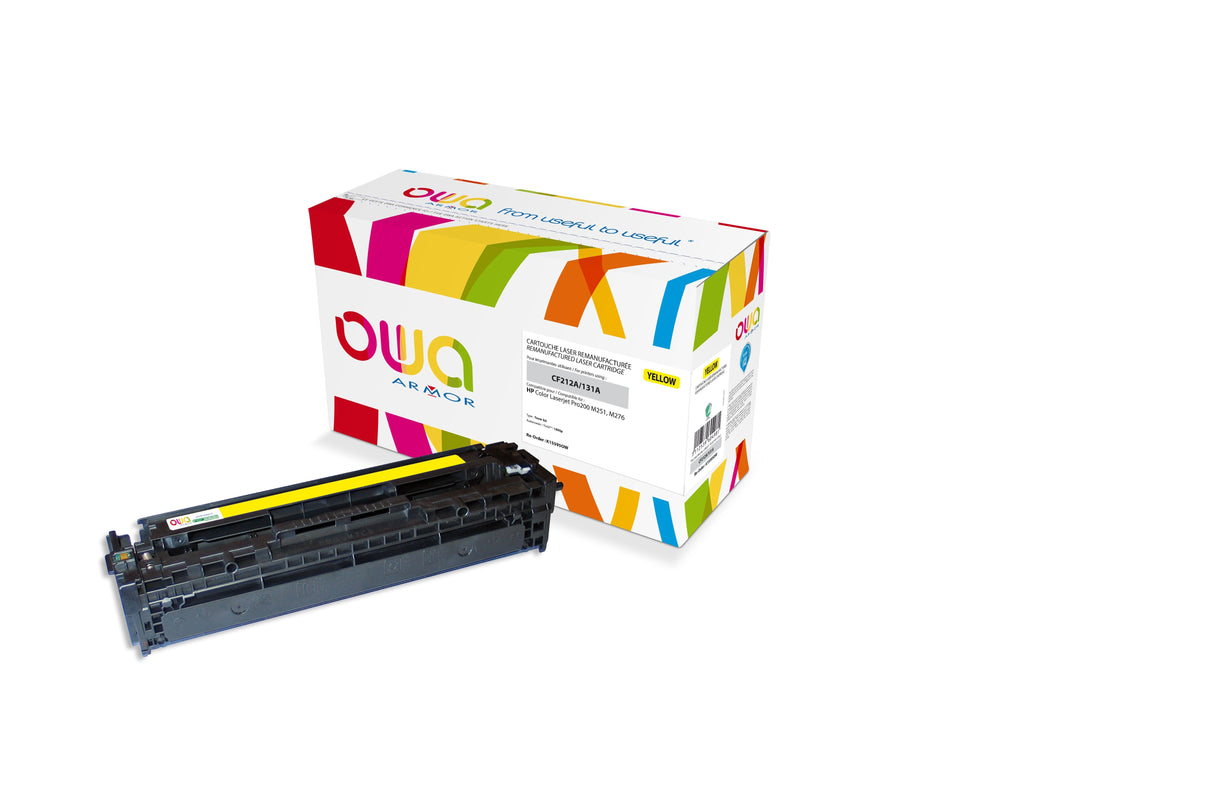 Owa Toner Compatible Con Hp Cf212a (131a) Canon 731 (1800 S.) Yellow
