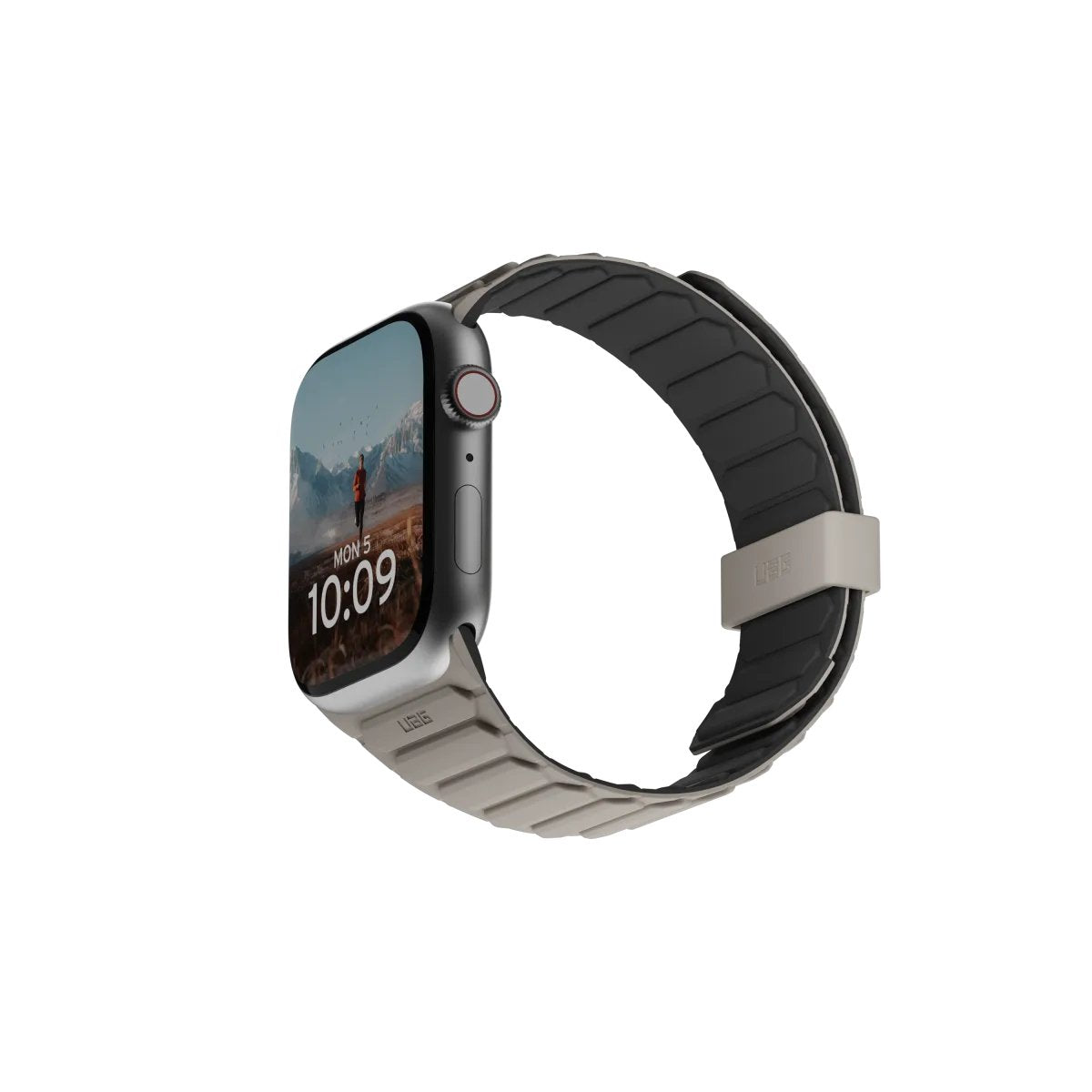 Uag Pathfinder Loop 150 200 Mm Negro Titanio Para Apple Watch Hermès Series 9 Se 3 Series 10 Series 11 Series 9 Ultra 2 Ultra 3