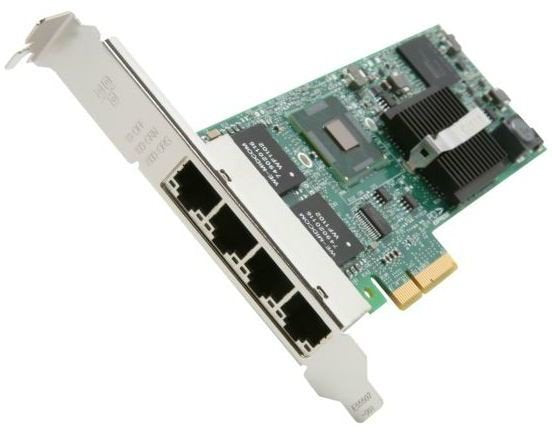 Fujitsu Ethernet Controller 4x1 Gbit Pcie X4 Intel I350-T4