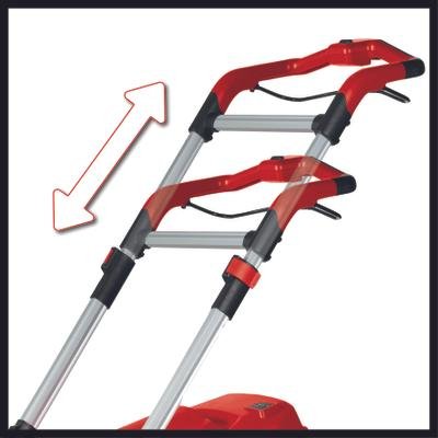 Cortacésped Einhell Rasarro 36/42, 3413272 Rojo/Negro