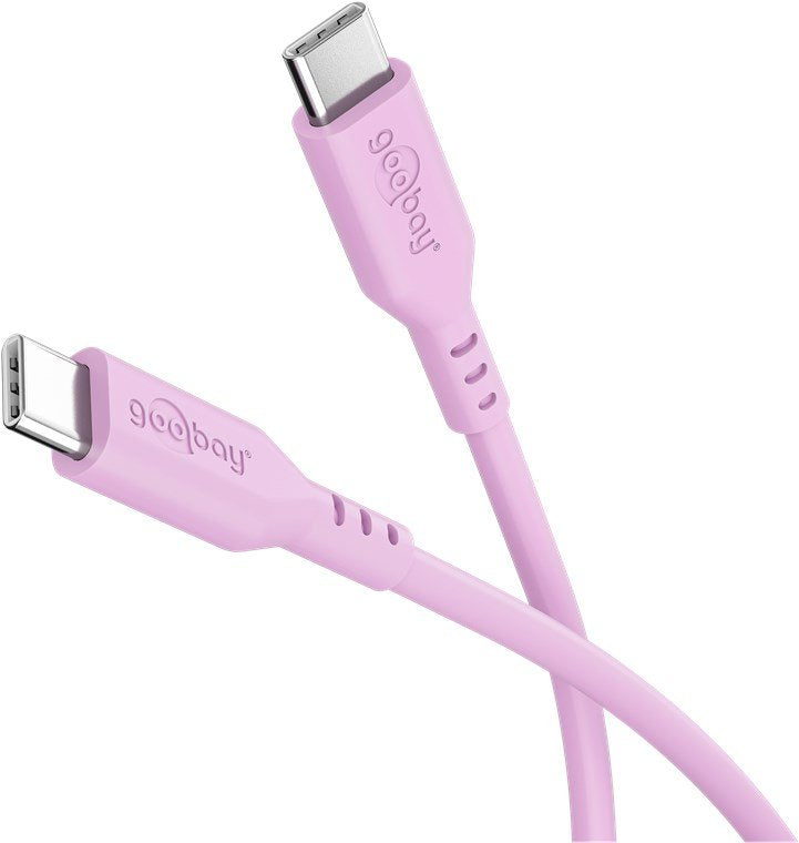 Goobay Usb-C Silicone Cable, 1.5 M, Pink