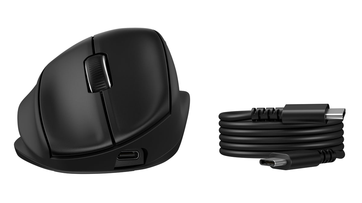 EAN 5715328300934 - HP Tilt Ergonomic Mouse 725M ratón Oficina Mano derecha RF Wireless + Bluetooth 6000 DPI imagen 1