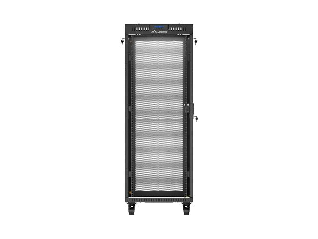 Lanberg Rack Cabinet 19 Free-Standing 32u 600x800 Flat Pack Mesh Door Lcd Black