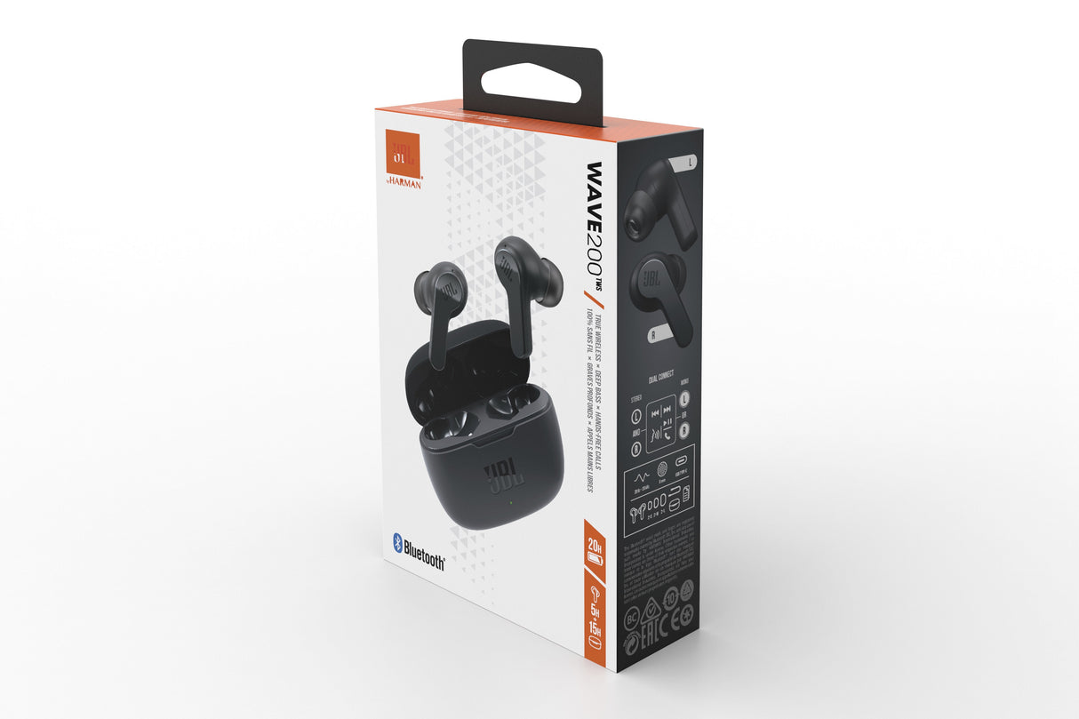 EAN 6925281988424 - JBL Wave 200 TWS Auriculares Inalámbrico Dentro de oído Música Bluetooth Negro imagen 11