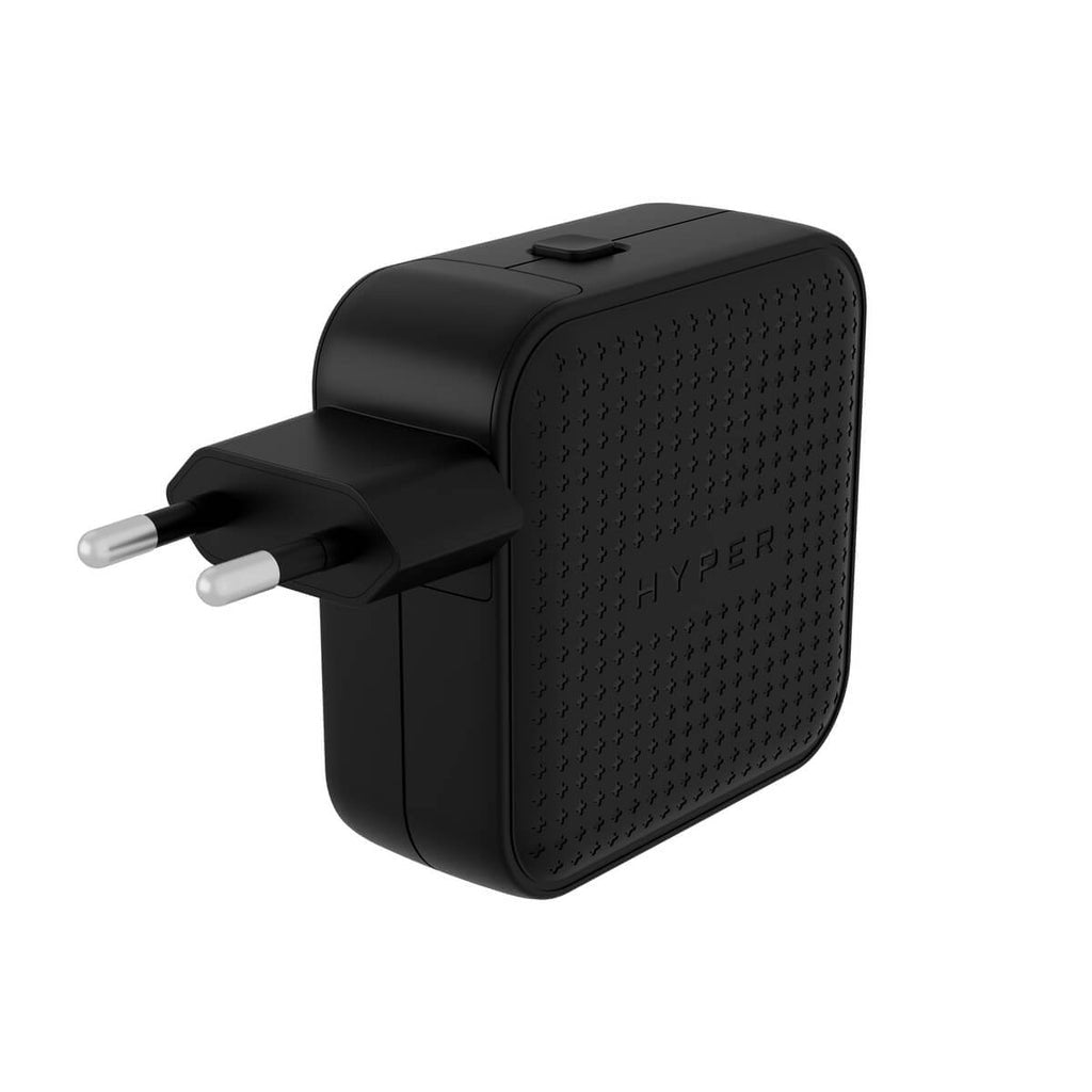 Hyperâ® Hyperjuiceâ® 70w Usb-C Gan Travel Charger (3c+1a) - Black