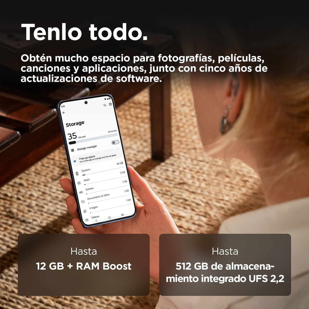 Smartphone Motorola Moto Edge 50 Neo 12g/512gb Gris