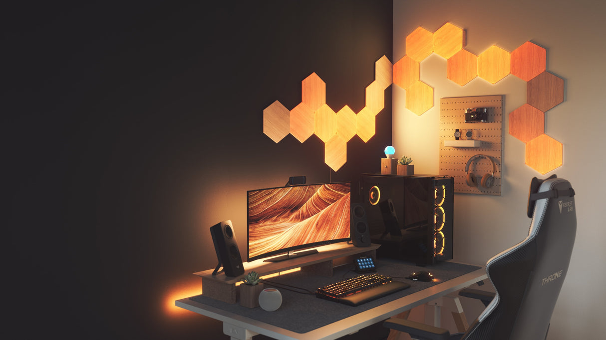 Panel Led Nanoleaf Elements Hexagons Starterkit 13pk