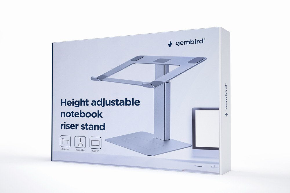 EAN 8716309127738 - Gembird NBS-D1-02 soporte para ordenador portátil Plata 39,6 cm (15.6") imagen 14