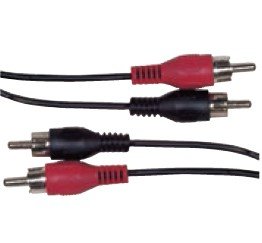 Schwaiger Cik5125 Cable De Audio 10 M 2 X Rca Negro