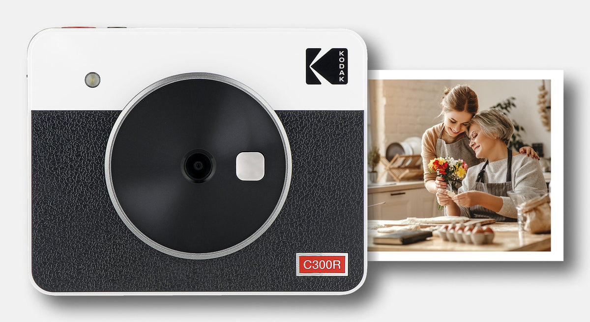 Kodak Mini Shot 3 Instant Print Camera + 8 Photos, Blanco