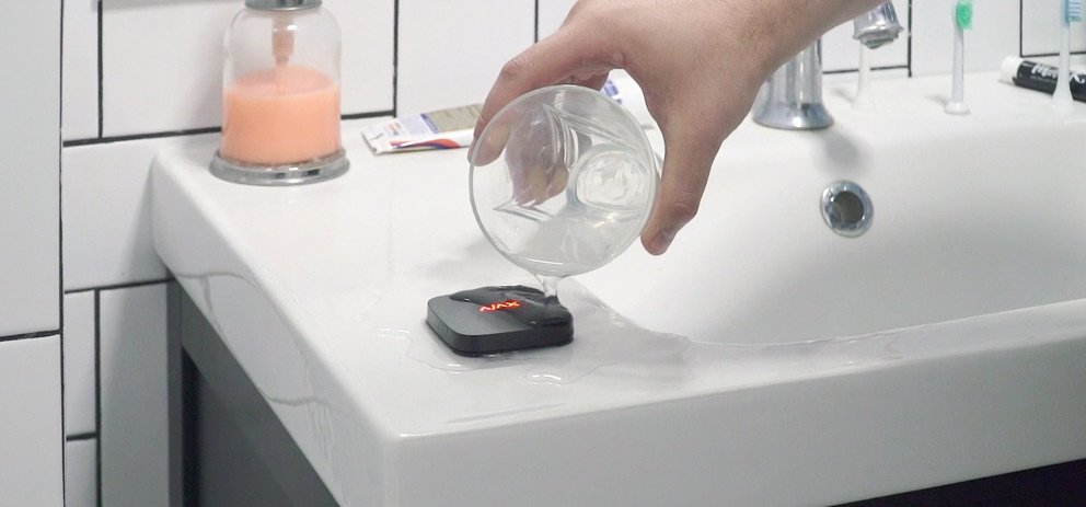 Ajax Leaksprotect-Bl Ajax Leaksprotect. Detector De Inundación Inalámbrico. Color Negro