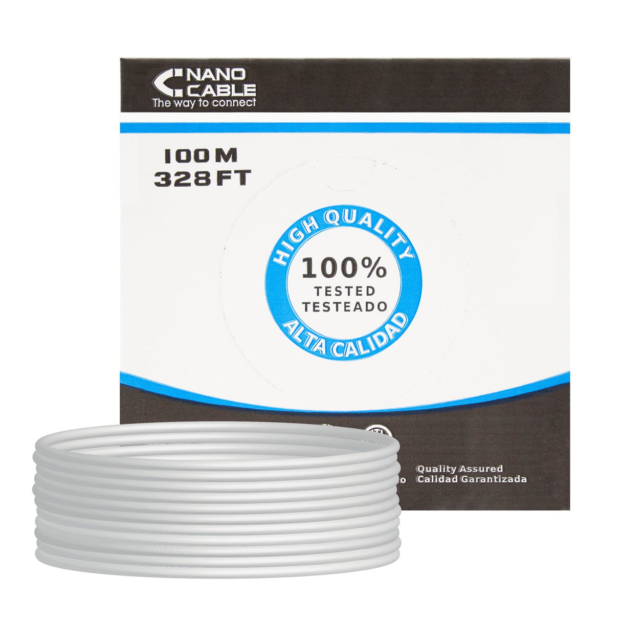 EAN 8433281002388 - Nanocable 10.20.0302 cable de red Gris Cat5e U/UTP (UTP) imagen 1