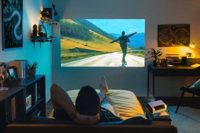 Viewsonic M10 Rgb Laser Projector 1080p 1920x1080 2200al 3000000:1 Contrast Cinema Supercolor+ Technology 3d Compatible