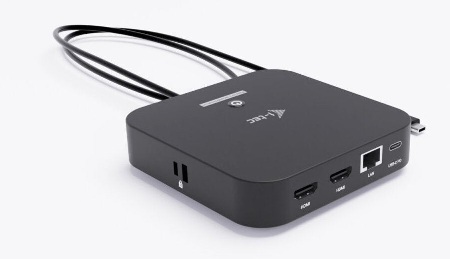 EAN 8595611707742 - i-tec USB-C Dual HDMI Docking Station with Power Delivery 100 W + Universal Charger 100W imagen 2