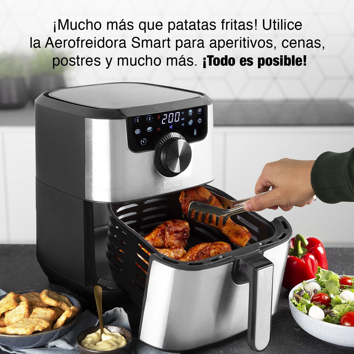 Princess 1820741037 Smarte Freidora De Aire - 4,5 L