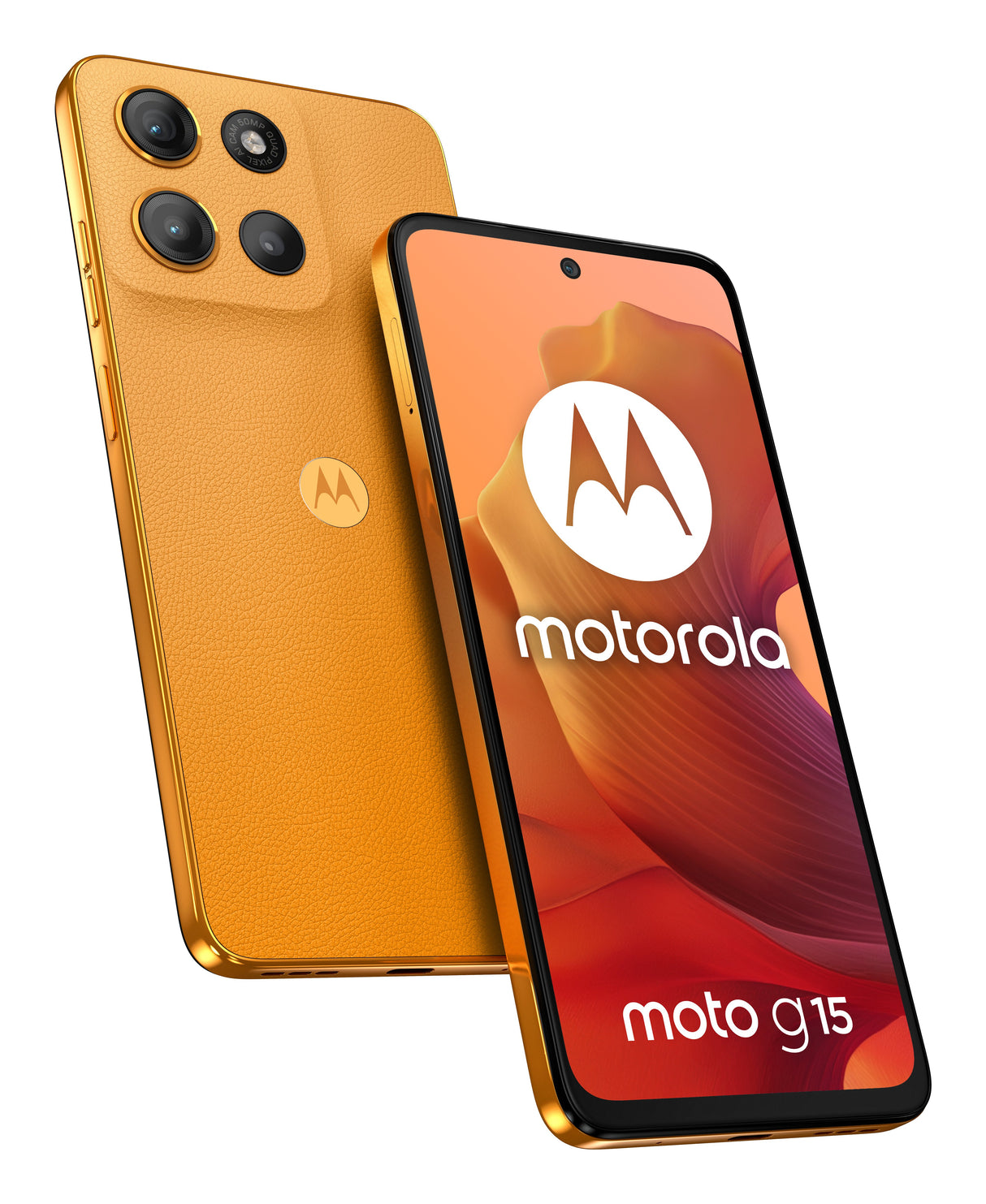 EAN 0840023280849 - Motorola moto g15 17,1 cm (6.72") SIM doble Android 15 4G USB Tipo C 4 GB 128 GB 5200 mAh Naranja imagen 1