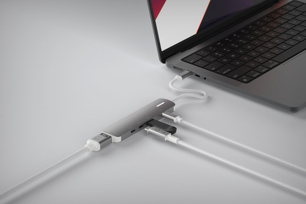 EAN 8720574622706 - LINQ LQ49051 base para portátil y replicador de puertos Alámbrico USB 3.2 Gen 2 (3.1 Gen 2) Type-C Gris, imagen 8