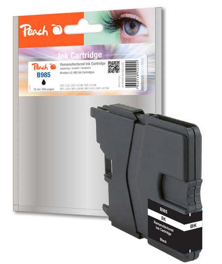 Peach Pi500-45 Cartucho De Tinta Negro 1 Pieza(S)