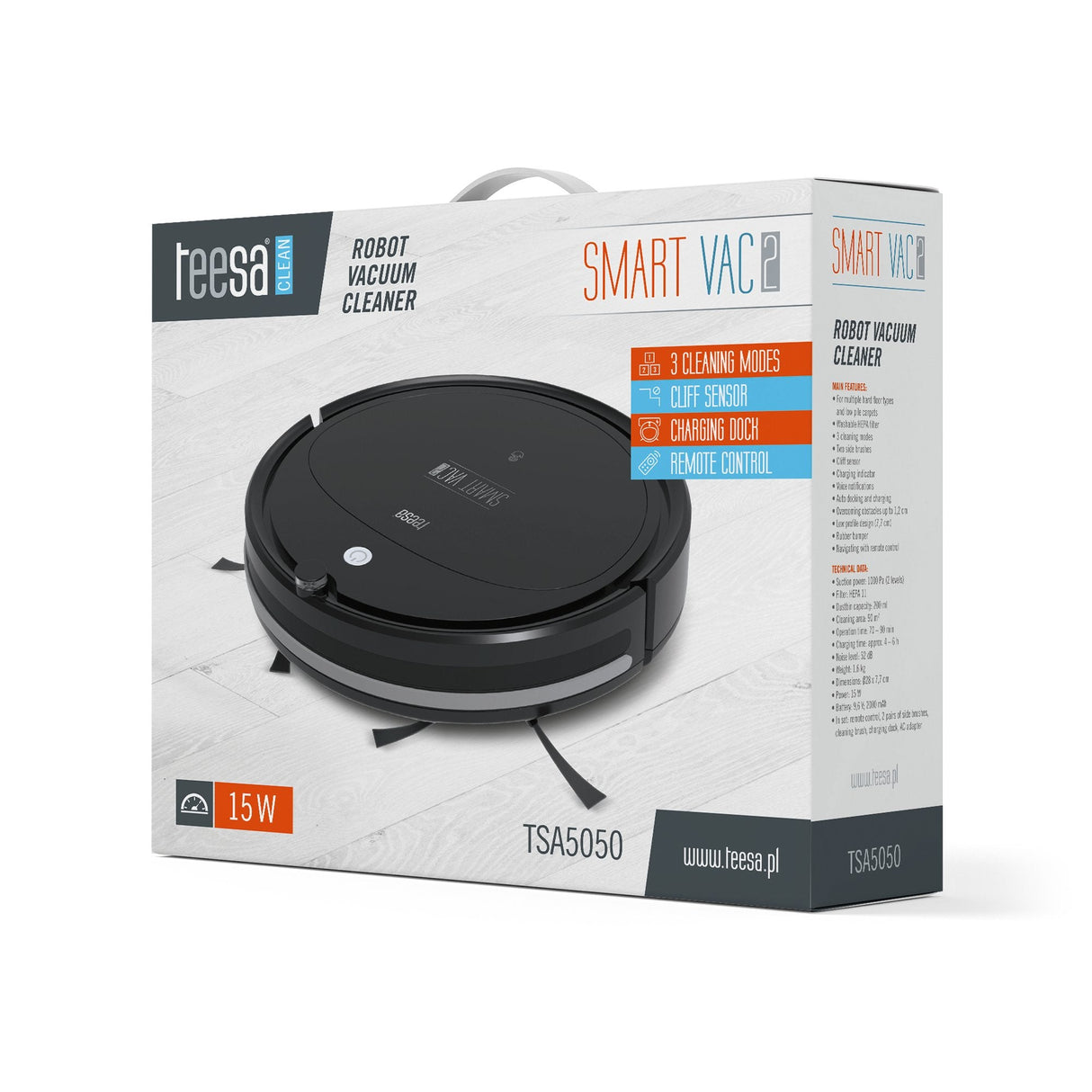 EAN 5901890073738 - Teesa Smart VAC 2 0,2 L Negro imagen 8