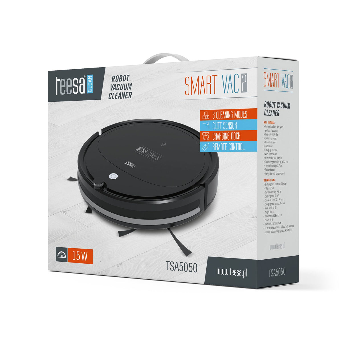 EAN 5901890073738 - Teesa Smart VAC 2 Negro imagen 8