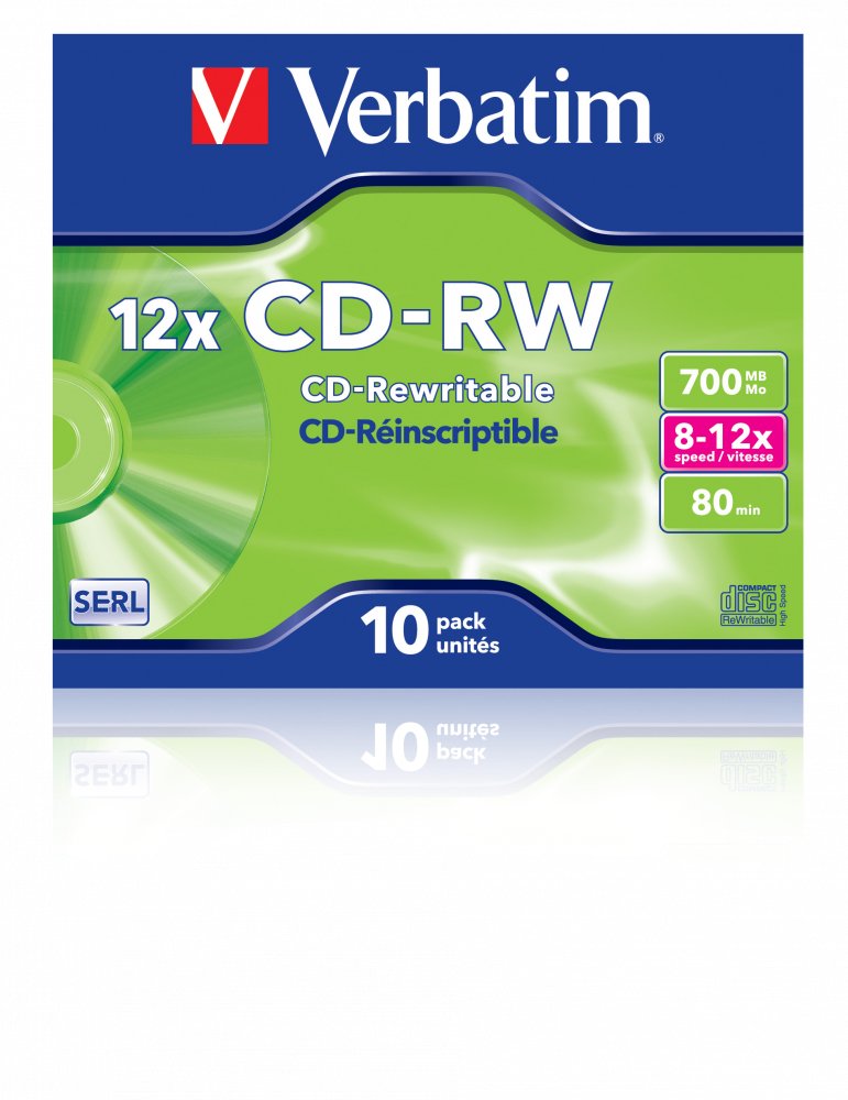 EAN 0023942431480 - Verbatim CD-RW 12x 700 MB 10 pieza(s) imagen 3