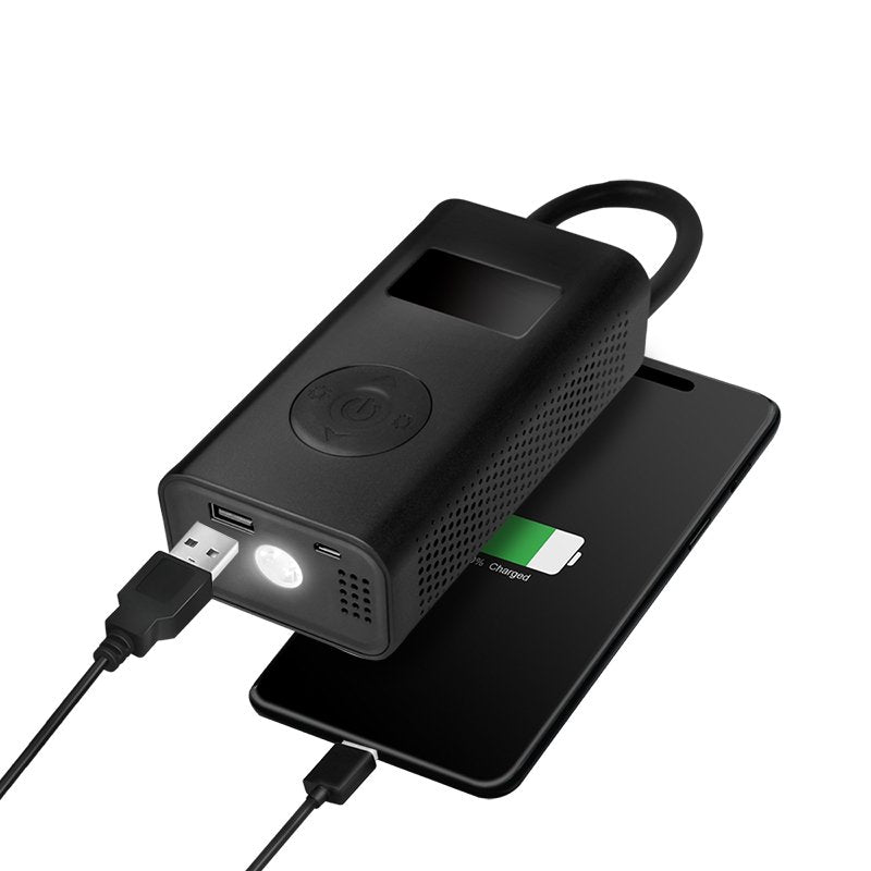 Compresor De Aire Móvil Logilink Con Linterna Led+4000mah