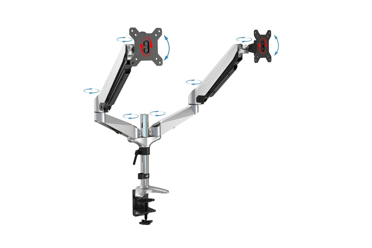 EAN 4016032385370 - Digitus DA-90353 soporte para monitor 68,6 cm (27") Escritorio Negro, Plata imagen 7
