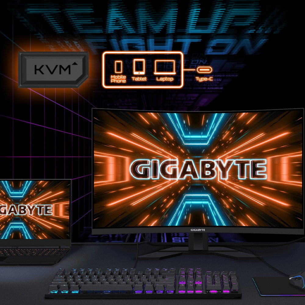 EAN 4719331810474 - GIGABYTE M32QC pantalla para PC 80 cm (31.5") 2560 x 1440 Pixeles Quad HD QLED Negro imagen 8
