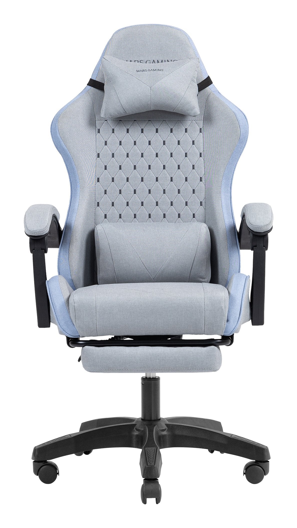 EAN 8435693112969 - Mars Gaming MGCXFSBL silla para videojuegos Silla para videojuegos de PC Asiento acolchado Azul, Gris imagen 1