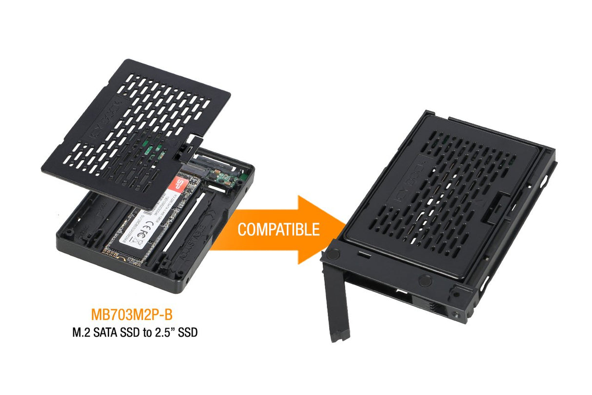 EAN 4713227445481 - Icy Dock MB742TP-B parte carcasa de ordenador Universal Funda de disco duro imagen 6