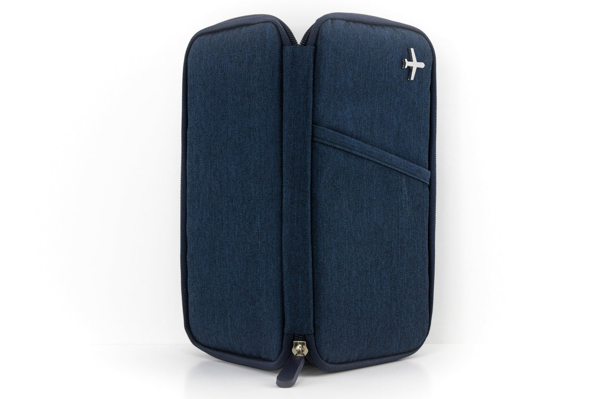 Troika Etui Safe Flight Dunkelazul