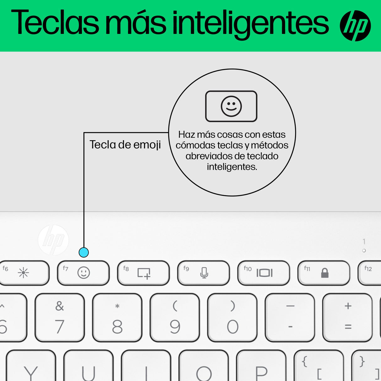 EAN 0196548516773 - HP 350 WHT Compact Multi-Device Keyboard teclado Hogar Blanco imagen 7