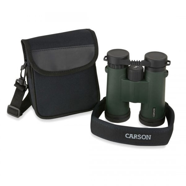 Carson Jr Series Binocular Bak-4 Negro, Verde