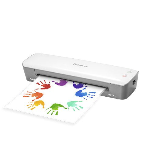 Plastificadora Fellowes Ion A4 4560001 Hasta A4 Y 80-125 Micras Blanca Y Gris