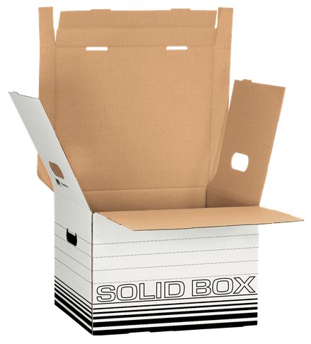 Solid M Archivboxen 32,5 X 36,0 X 27,0 Cm Blanco