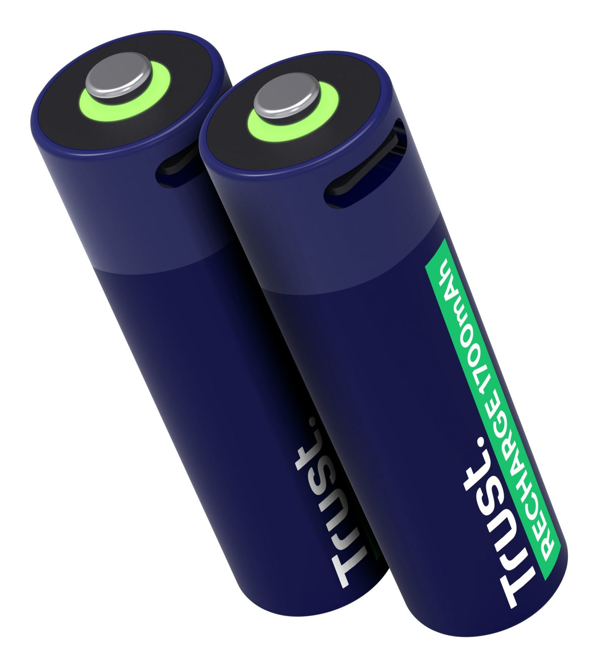Pila Ecargable Trust Usb-C Aa 1700 Mah Pack De Dos Unidades 25584
