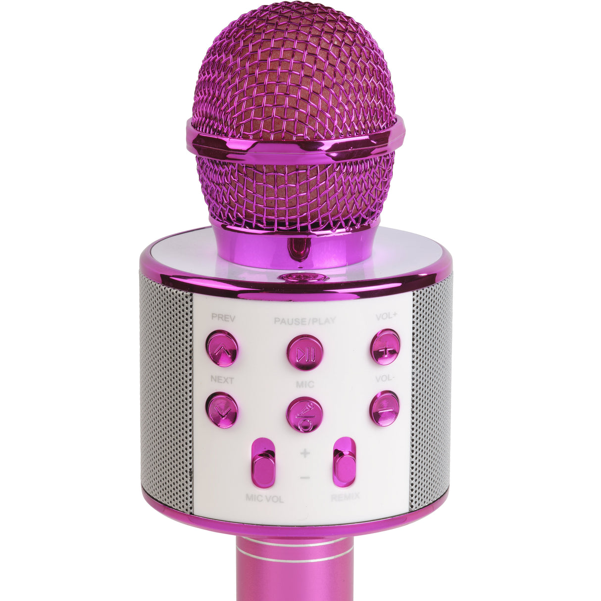 Denver Micrófono Altavoz Bluetooth Para Karaoke Rosa
