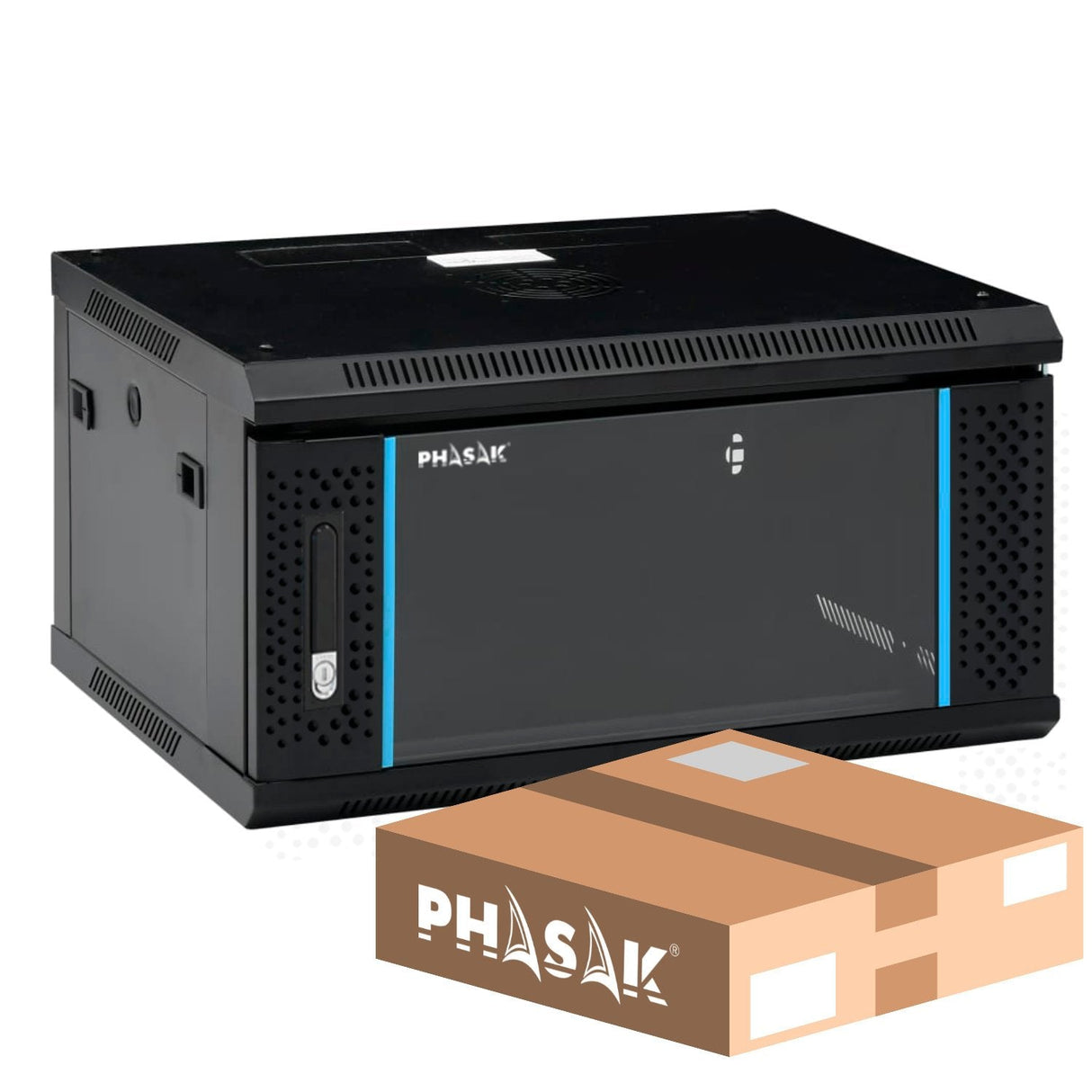EAN 745604519984 - Phasak PHO 2106D armario rack Bastidor de pared Negro imagen 1