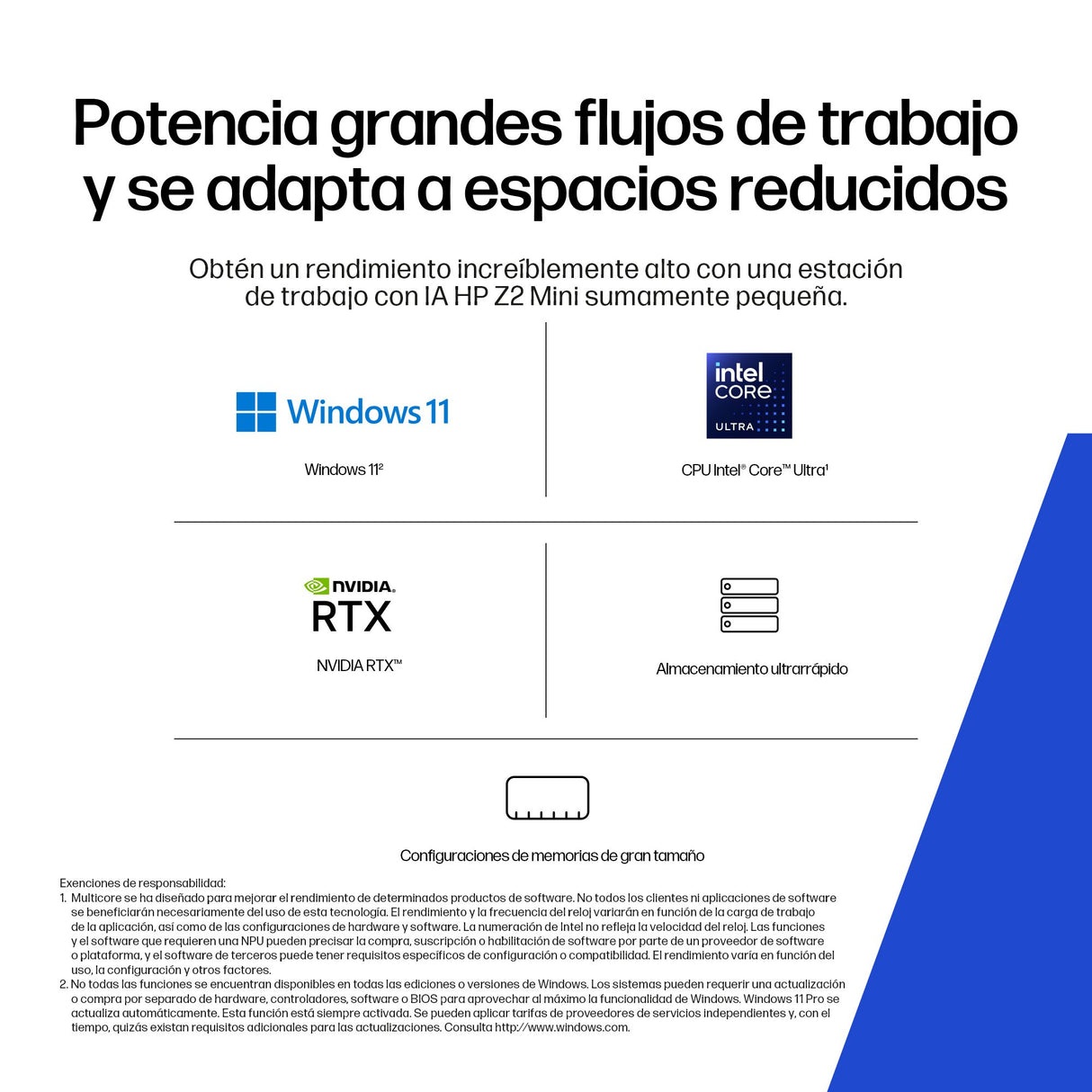 EAN 0199251415500 - HP Z2 G1i Wolf Pro Security Edition Intel Core Ultra 7 265 32 GB DDR5-SDRAM 1 TB SSD NVIDIA RTX 2000 Ada imagen 9