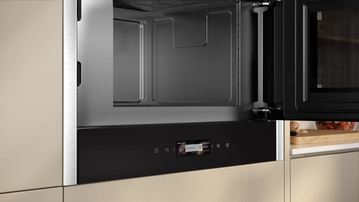 Microondas Neff Nr4wr21n1 Negro/Acero Fino