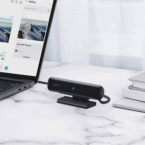 Cámara Web Aukey Pc-W1 2 Mp Usb Negro